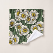 Daffodischer Garten Badhandtuch Set (Waschlappen)