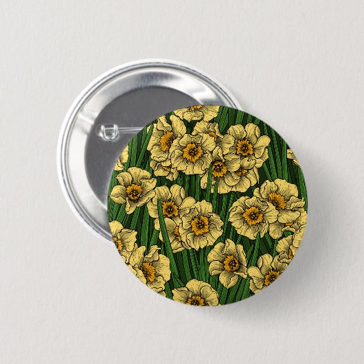 Daffodischer Garten Button (Vorne & Hinten)