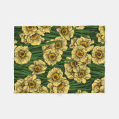 Daffodischer Garten Fleecedecke (Vorderseite (Horizontal))