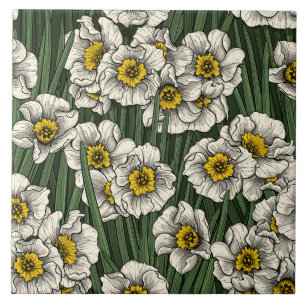 Daffodischer Garten Fliese