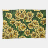 Daffodischer Garten Geschirrtuch (Horizontal)