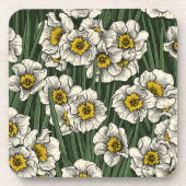 Daffodischer Garten Getränkeuntersetzer (Vorderseite)