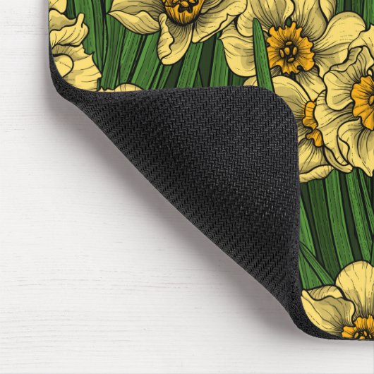 Daffodischer Garten Mousepad (Ecke)