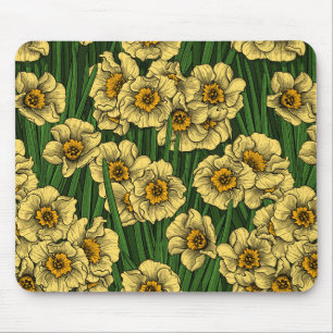 Daffodischer Garten Mousepad