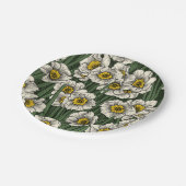 Daffodischer Garten Pappteller (Schrägansicht)