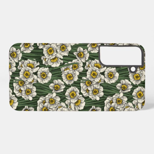 Daffodischer Garten Samsung Galaxy Hülle (Rückseite (Horizontal))