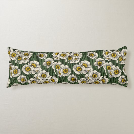 Daffodischer Garten Seitenschläferkissen (Vorderseite)
