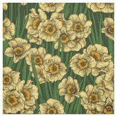 Daffodischer Garten Stoff (Muster)