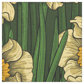 Daffodischer Garten Stoff (Nahaufnahme)