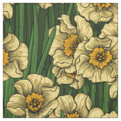 Daffodischer Garten Stoff (Muster)