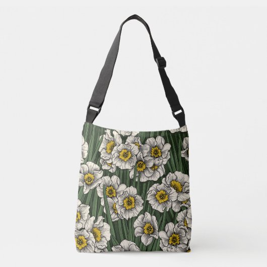 Daffodischer Garten Tragetaschen Mit Langen Trägern (Vorderseite)