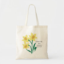 Daffodischer März Geburtsmonat-Blume-Beutel