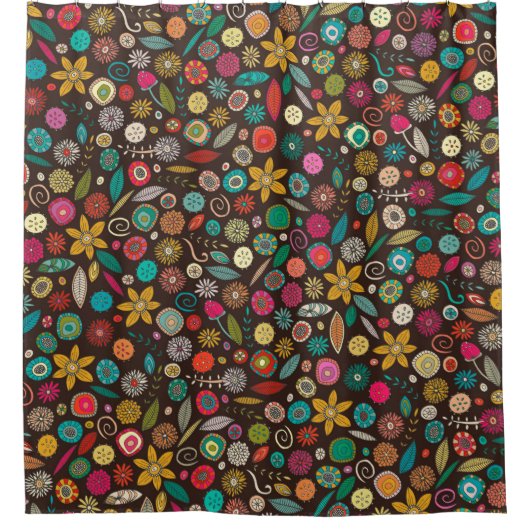 Daffodischer Pop Duschvorhang (Vorderseite)