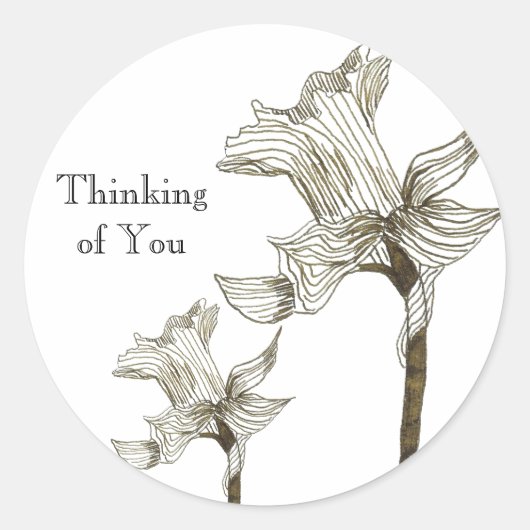 Daffodischer Sticker (Vorderseite)