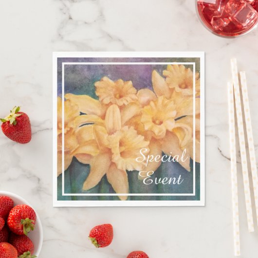 Daffodisches Party Serviette (Beispiel)