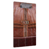 Daffy Cool Retro Schönes Monogramm Klemmbrett (Rechts)