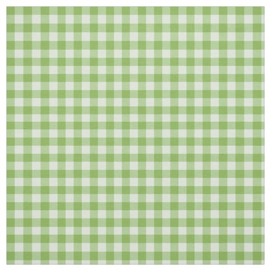Daffy-down-Dillies Green Karo Gingham Pattern Stoff (Muster)