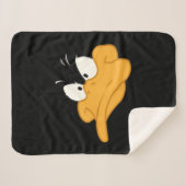 DAFFY DUCK™ Angry Face Sherpadecke (Vorderseite (Horizontal))