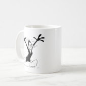 DAFFY DUCK™ aufgeregt Kaffeetasse (Vorderseite Links)