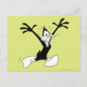 DAFFY DUCK™ aufgeregt Postkarte (Vorderseite)