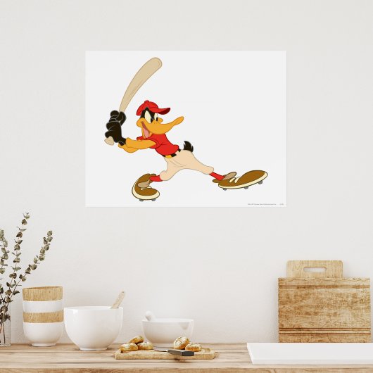 DAFFY DUCK™ Batter up Poster (Küche)