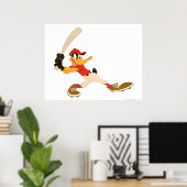 DAFFY DUCK™ Batter up Poster (Heimbüro)