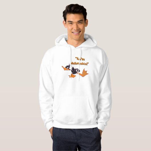 DAFFY DUCK™ bereit für den Kampf Hoodie (Vorne ganz)