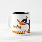 DAFFY DUCK™ bereit für den Kampf Zweifarbige Tasse (Vorderseite Links)