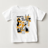 DAFFY DUCK™ & BUGS BUNNY™ Glitch Baby T-shirt (Vorderseite)