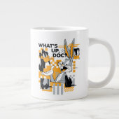 DAFFY DUCK™ & BUGS BUNNY™ Glitch Jumbo-Tasse (Rechts)