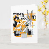 DAFFY DUCK™ & BUGS BUNNY™ Glitch Karte (Gelbe Blume)