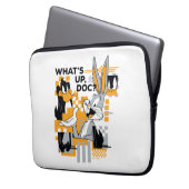 DAFFY DUCK™ & BUGS BUNNY™ Glitch Laptopschutzhülle (Vorderseite Links)