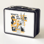 DAFFY DUCK™ & BUGS BUNNY™ Glitch Metall Brotdose (Rückseite)