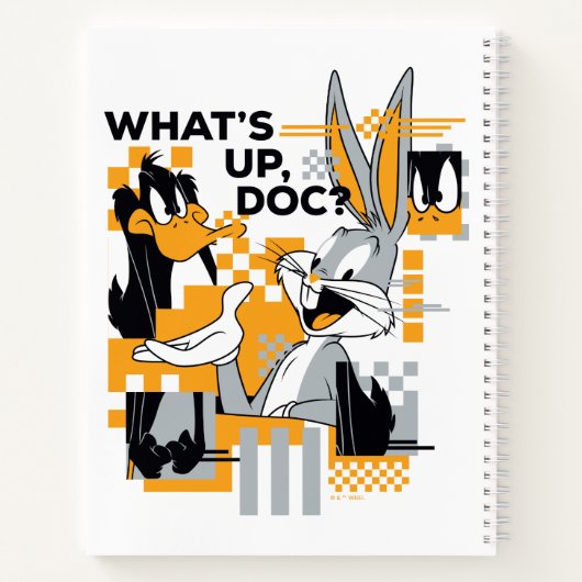 DAFFY DUCK™ & BUGS BUNNY™ Glitch Notizblock (Rückseite)
