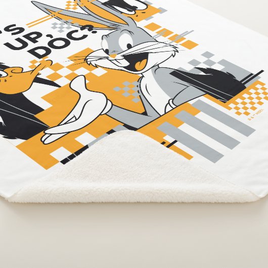 DAFFY DUCK™ & BUGS BUNNY™ Glitch Sherpadecke (3/4)
