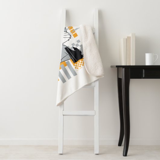 DAFFY DUCK™ & BUGS BUNNY™ Glitch Sherpadecke (Beispiel)