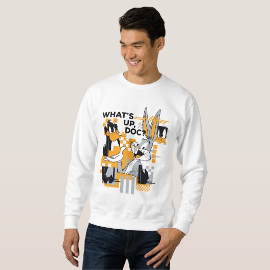 DAFFY DUCK™ & BUGS BUNNY™ Glitch Sweatshirt (Vorne ganz)