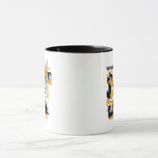 DAFFY DUCK™ & BUGS BUNNY™ Glitch Tasse (Zentrum)