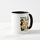 DAFFY DUCK™ & BUGS BUNNY™ Glitch Tasse (VorderseiteRechts)