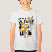 DAFFY DUCK™ & BUGS BUNNY™ Glitch Tri-Blend Shirt (Vorderseite)