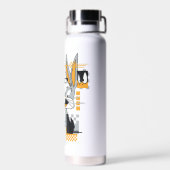 DAFFY DUCK™ & BUGS BUNNY™ Glitch Trinkflasche (Rückseite)