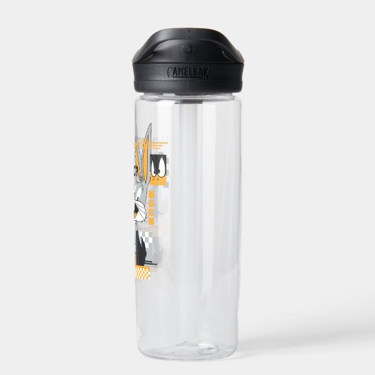 DAFFY DUCK™ & BUGS BUNNY™ Glitch Trinkflasche (Rückseite)