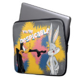 DAFFY DUCK™ & BUGS BUNNY™ "You are Despicable" Laptopschutzhülle (Vorderseite Links)