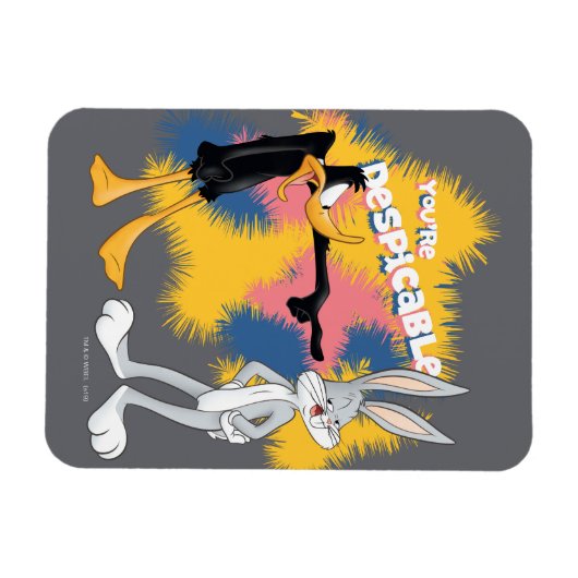 DAFFY DUCK™ & BUGS BUNNY™ "You are Despicable" Magnet (Horizontal)