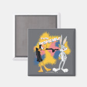 DAFFY DUCK™ & BUGS BUNNY™ "You are Despicable" Magnet (Vorderseite/Rückseite)