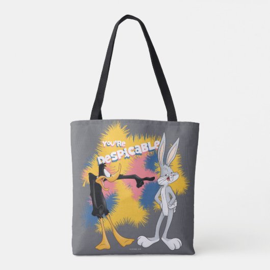 DAFFY DUCK™ & BUGS BUNNY™ "You are Despicable" Tasche (Rückseite)