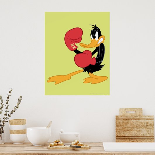 DAFFY DUCK™ der Boxer Poster (Küche)