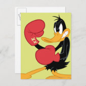 DAFFY DUCK™ der Boxer Postkarte (Vorne/Hinten)