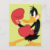 DAFFY DUCK™ der Boxer Postkarte (Vorderseite)
