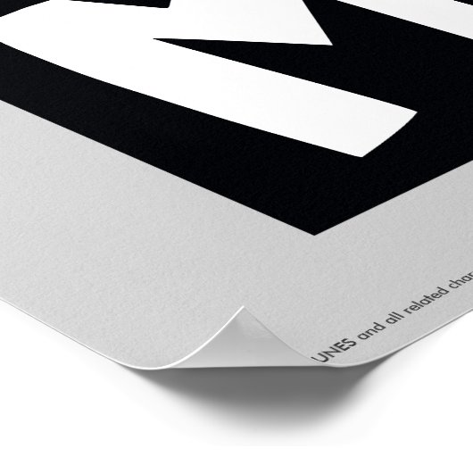 DAFFY DUCK™ - Es war nicht ich / war ich Poster (Ecke)